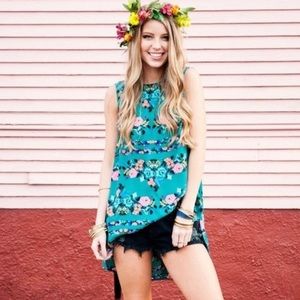 SHOW ME YOUR MUMU hippie Sherman tunic tank Sz SM